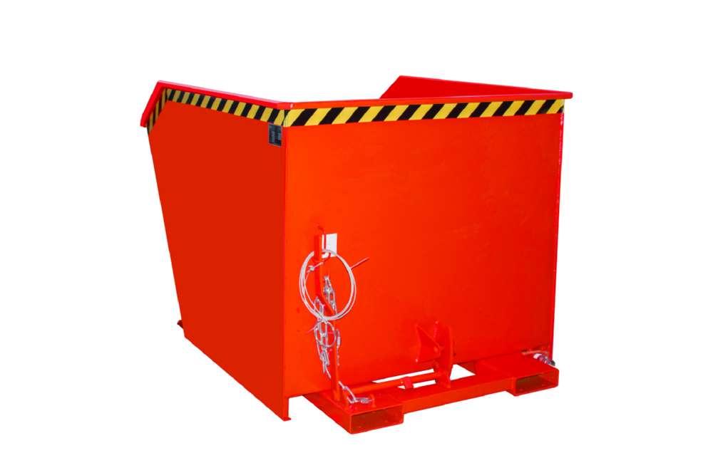 Produktbild Bauer Kippbarer Spänebehälter SGU 150 lackiert feuerrot