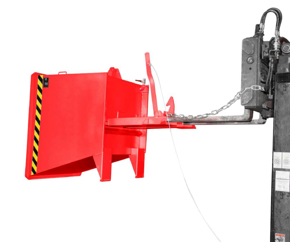 Produktbild Bauer Spänebehälter lackiert in der Farbe Feuerrot SGU-RZ 55 bild 3