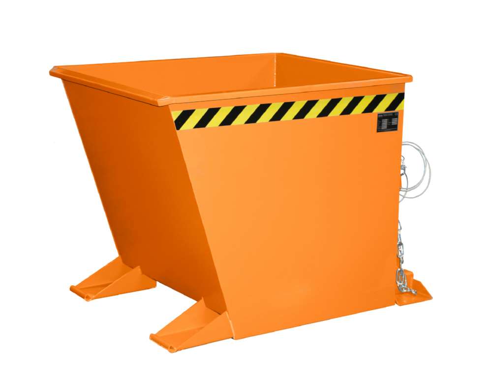 Produktbild Bauer Spänebehälter lackiert in der Farbe Gelborange SGU-RZ 55