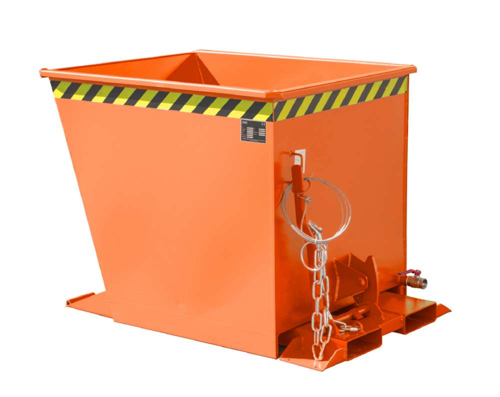 Produktbild Bauer Spänebehälter lackiert in der Farbe Gelborange SGU-RZ 55 bild 2