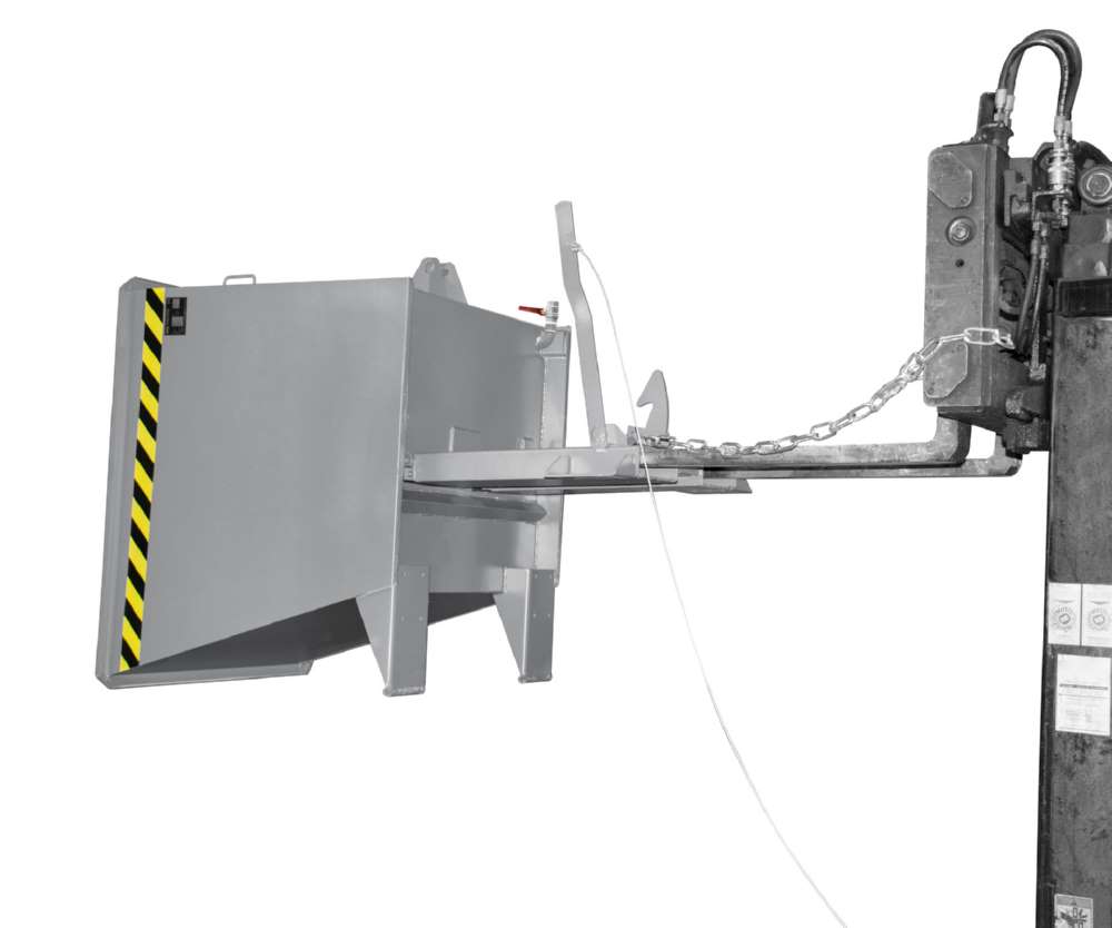 Produktbild Bauer Spänebehälter lackiert in der Farbe Mausgrau SGU-RZ 55 bild 3