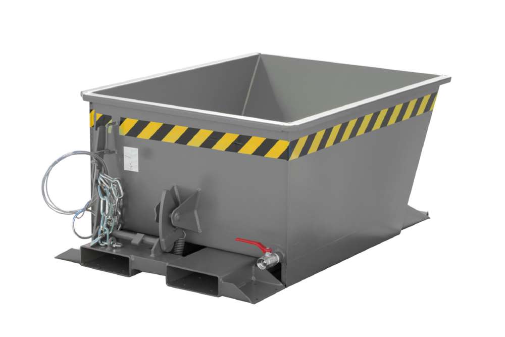 Produktbild Bauer Spänebehälter lackiert in der Farbe Mausgrau SGU-RZ 30 bild 2