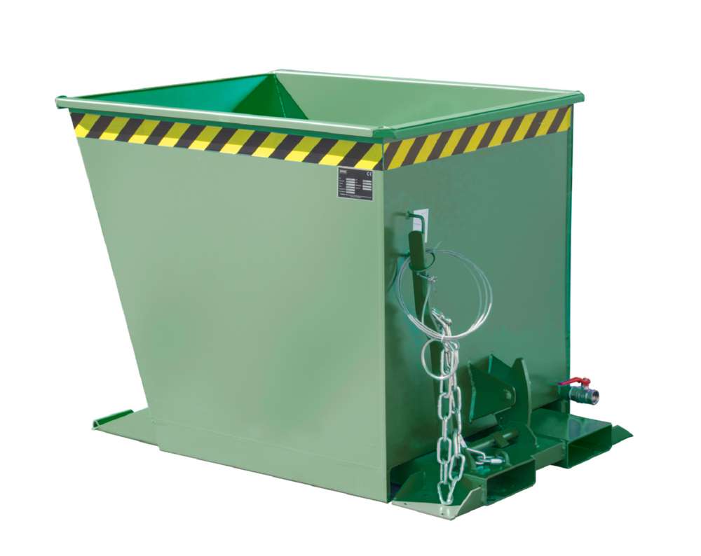 Produktbild Bauer Spänebehälter lackiert in der Farrbe Resedagrün SGU-RZ 55 bild 2