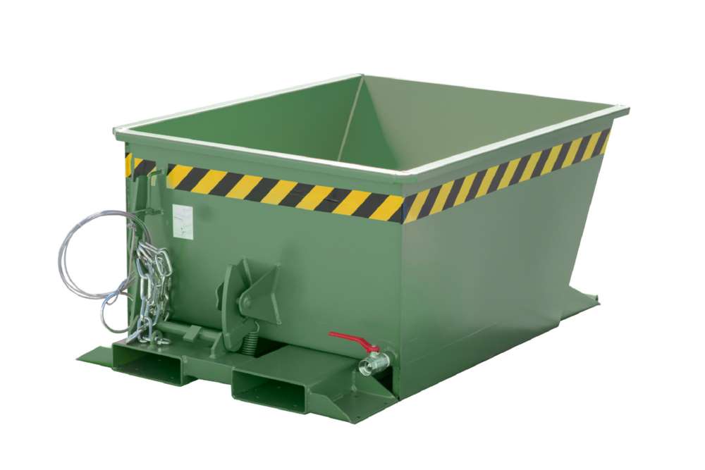 Produktbild Bauer Spänebehälter lackiert in der Farbe Resedagrün SGU-RZ 30