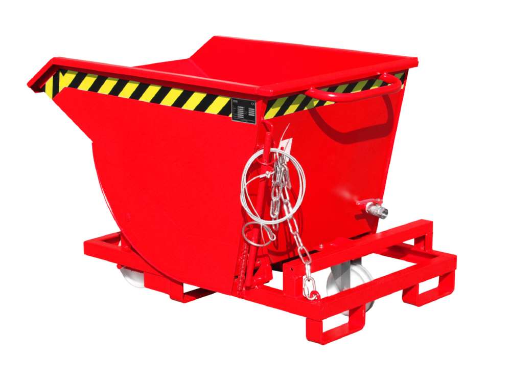 Produktbild Bauer Spänebehälter SKM 30 lackiert feuerrot 820 x 1275 x 820 mm