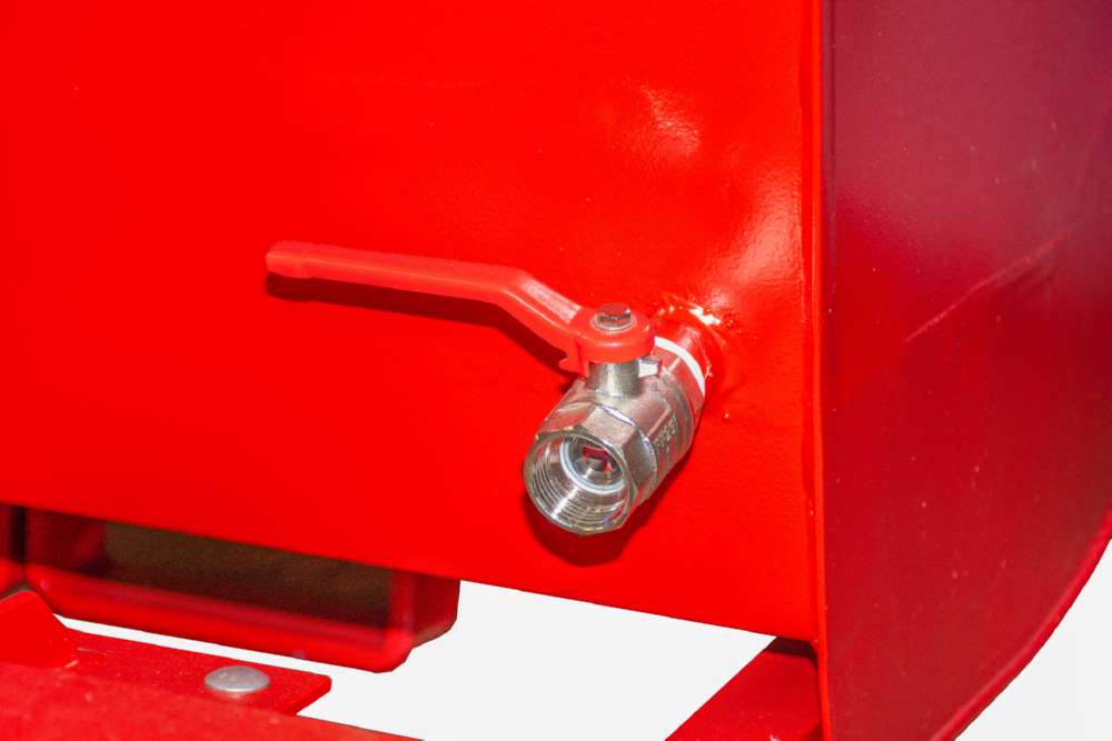 Produktbild Bauer Spänebehälter SKM 30 lackiert feuerrot 820 x 1275 x 820 mm bild 2