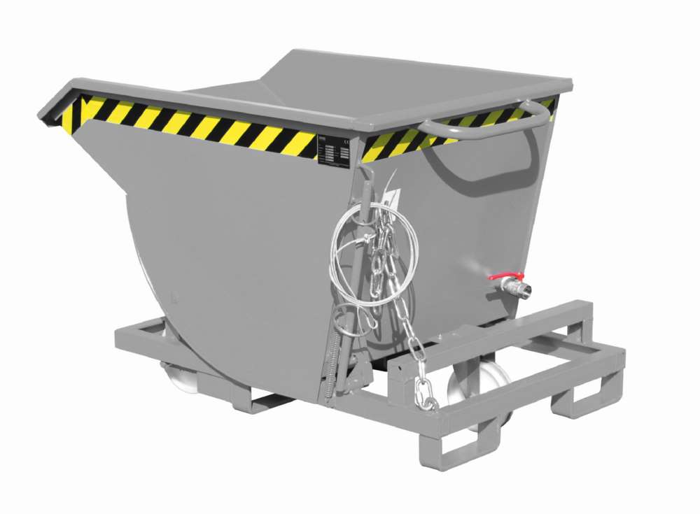 Produktbild Bauer Spänebehälter SKM 30 lackiert mausgrau 820 x 1275 x 820 mm