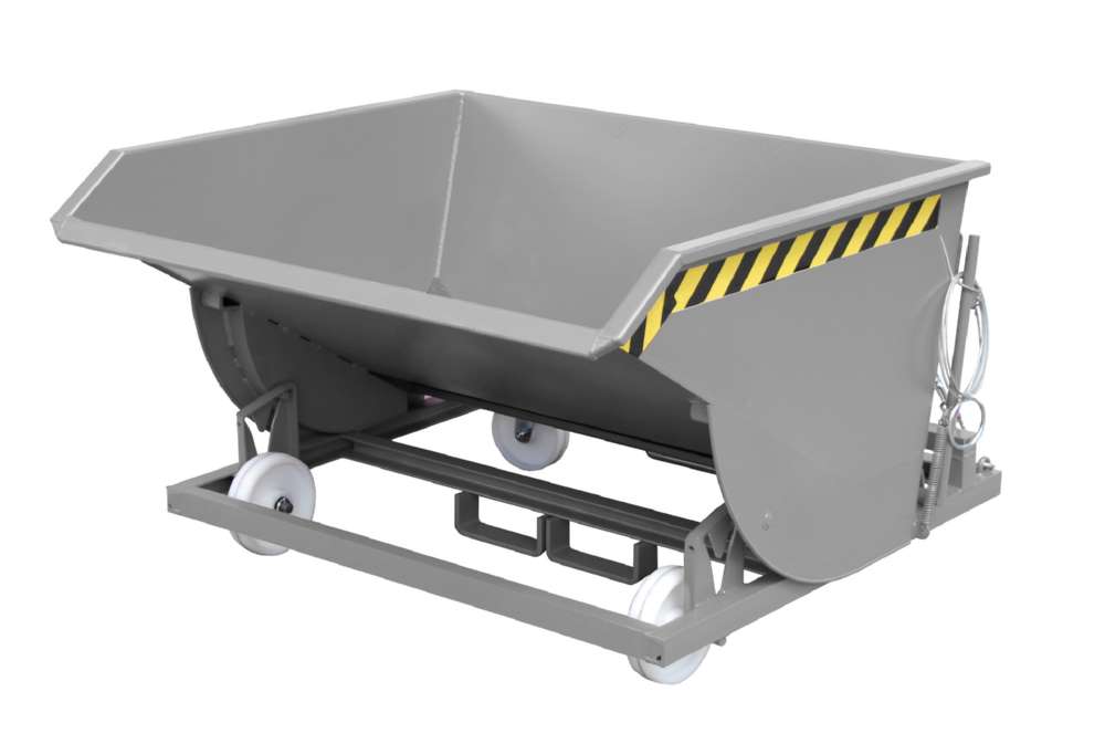 Produktbild Bauer Spänebehälter SKM 75 lackiert mausgrau 1180 x 1020 x 1060 mm