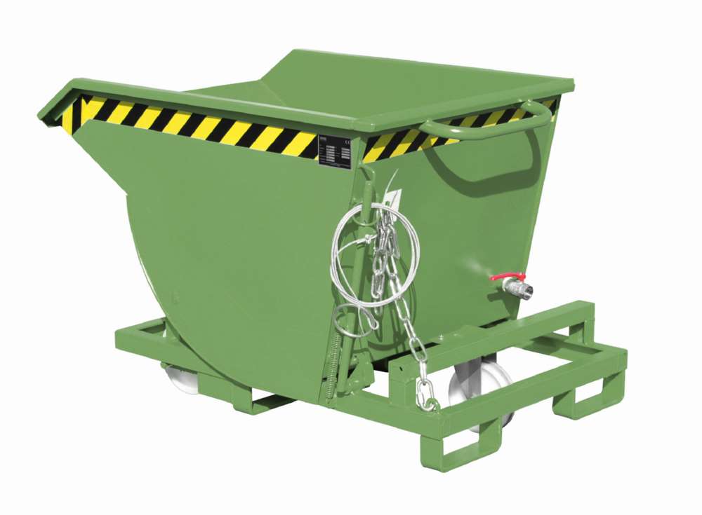 Produktbild Bauer Spänebehälter SKM 30 lackiert resedagrün 820 x 1275 x 820 mm