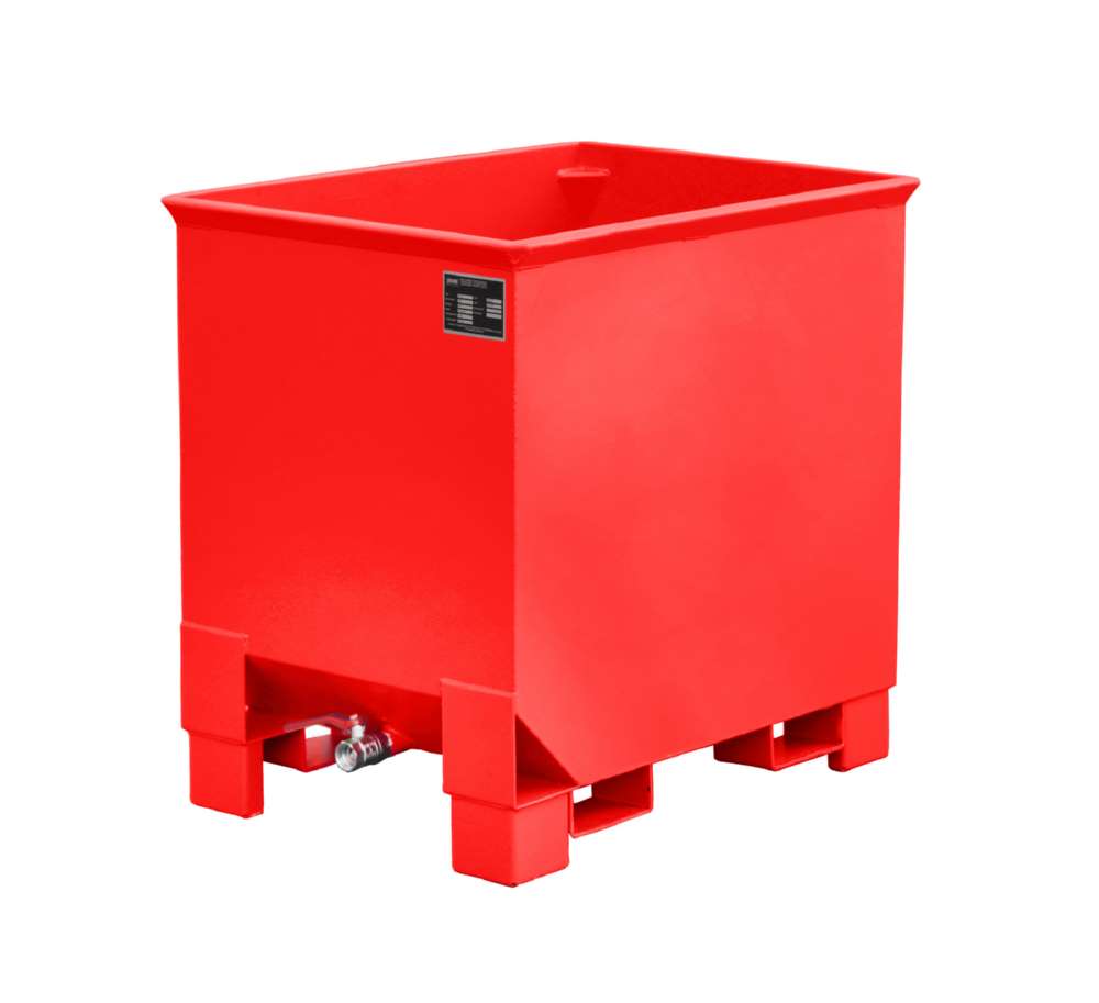 Produktbild Bauer Spänekasten CS 30 lackiert in der Farbe Feuerrot