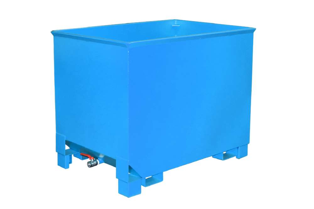 Produktbild Bauer Spänekasten CS 80 lackiert in der Farbe Lichtblau