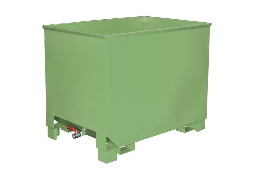 Produktbild Bauer Spänekasten CS 80 lackiert in der Farbe Resedagrün