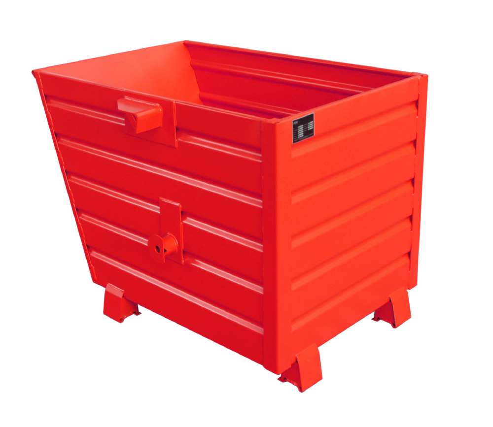 Produktbild Bauer Robuster Stapelkipper BSK 70 lackiert feuerrot