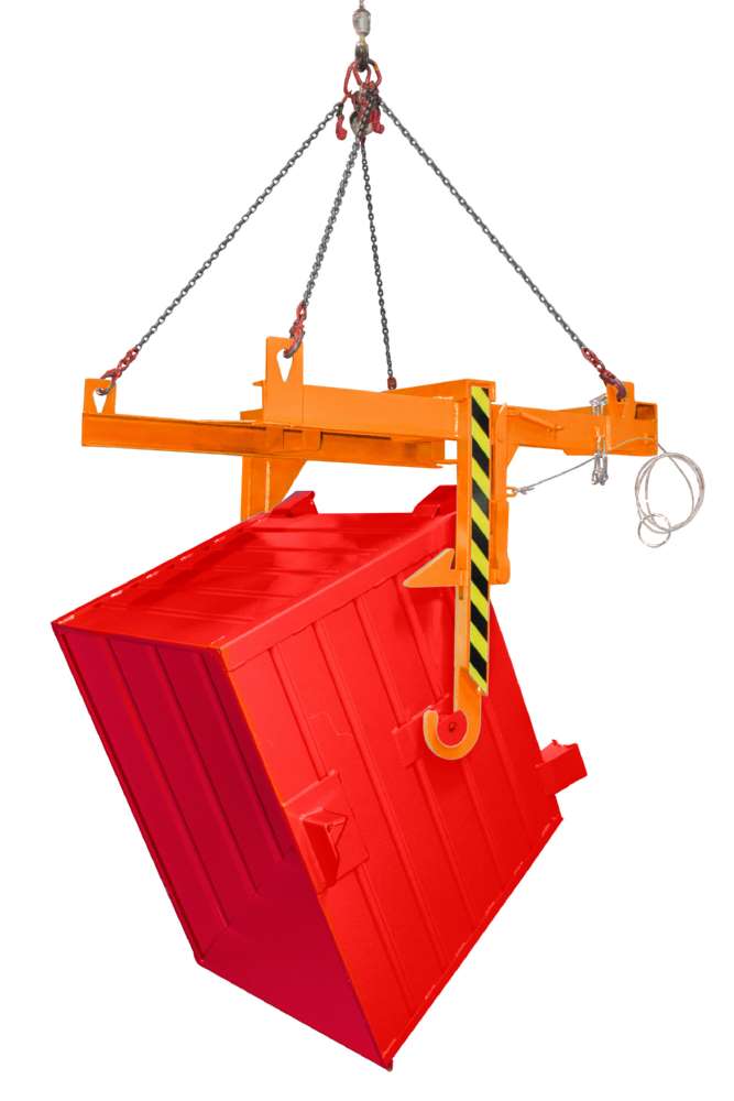 Produktbild Bauer Robuster Stapelkipper BSK 70 lackiert feuerrot bild 3