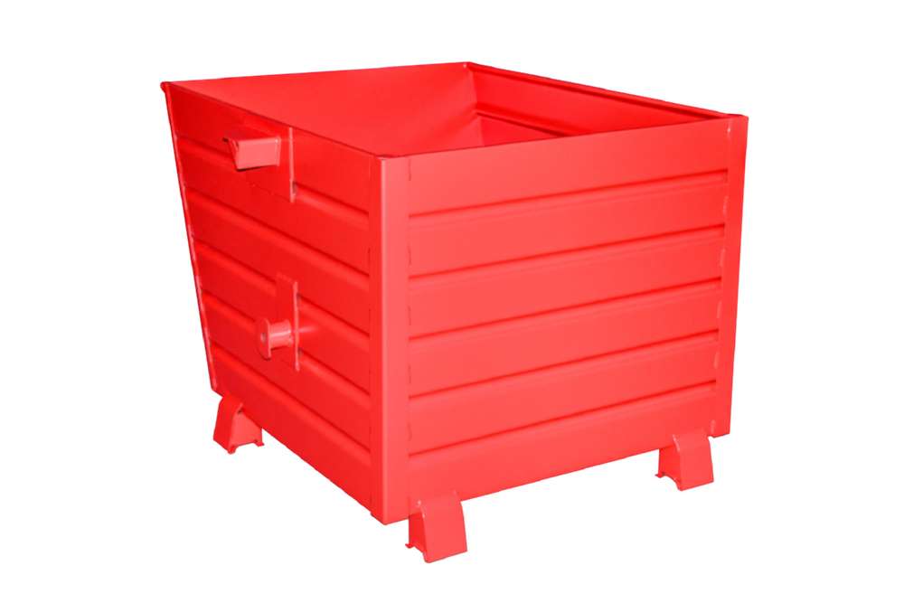 Produktbild Bauer Stapelkipper BSK 90 stapelbar lackiert feuerrot