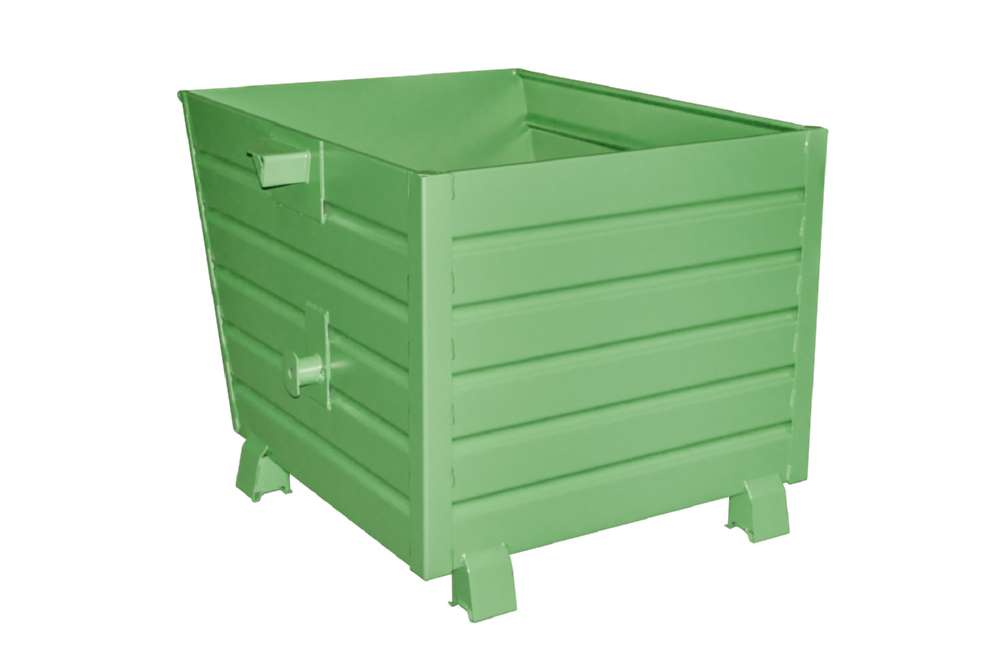 Produktbild Bauer Stapelkipper BSK 90 lackiert resedagrün Breite 1000 mm bild 1