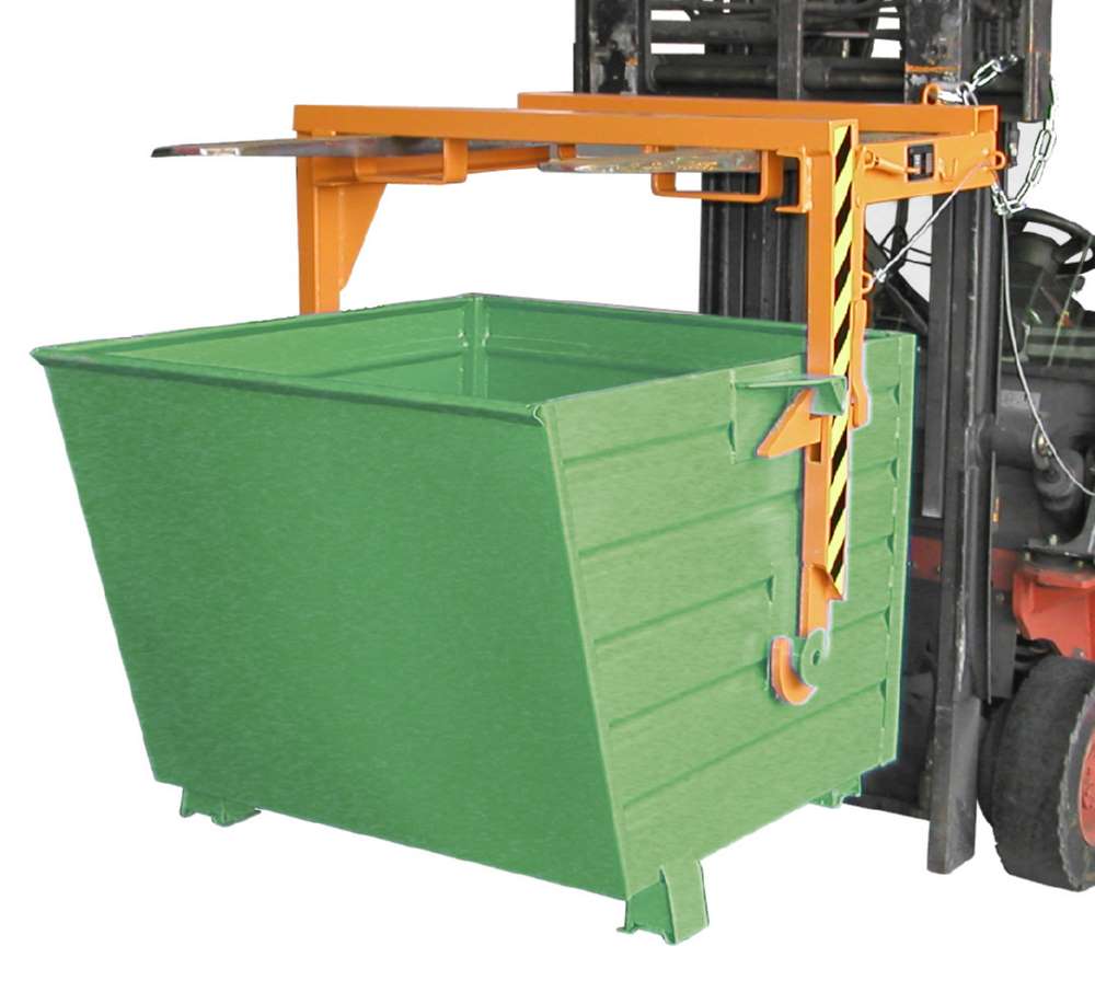 Produktbild Bauer Stapelkipper BSK 90 lackiert resedagrün Breite 1000 mm bild 3