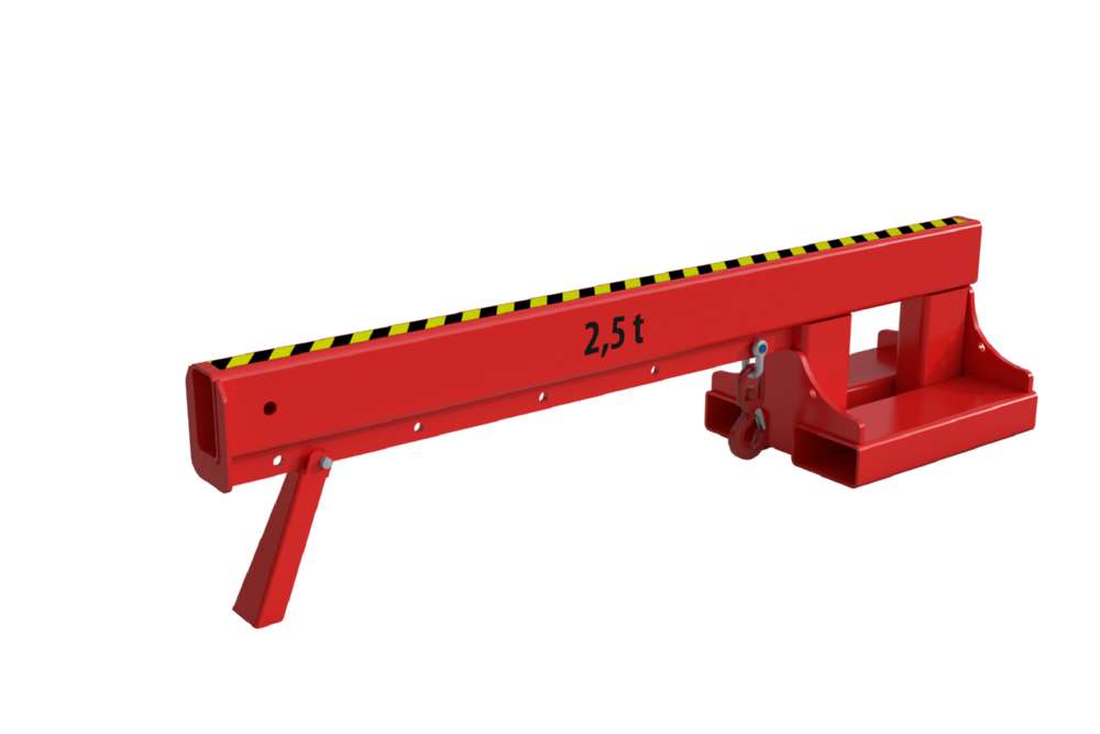 Produktbild Bauer Teleskop-Lader KT-K 2,5 lackiert feuerrot Länge 2000 mm bild 2