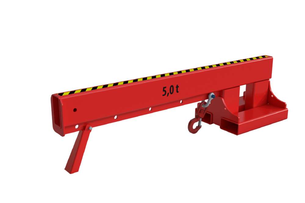 Produktbild Bauer Teleskop-Lader KT-K 5,0 lackiert feuerrot 1 Wirbellasthaken bild 2