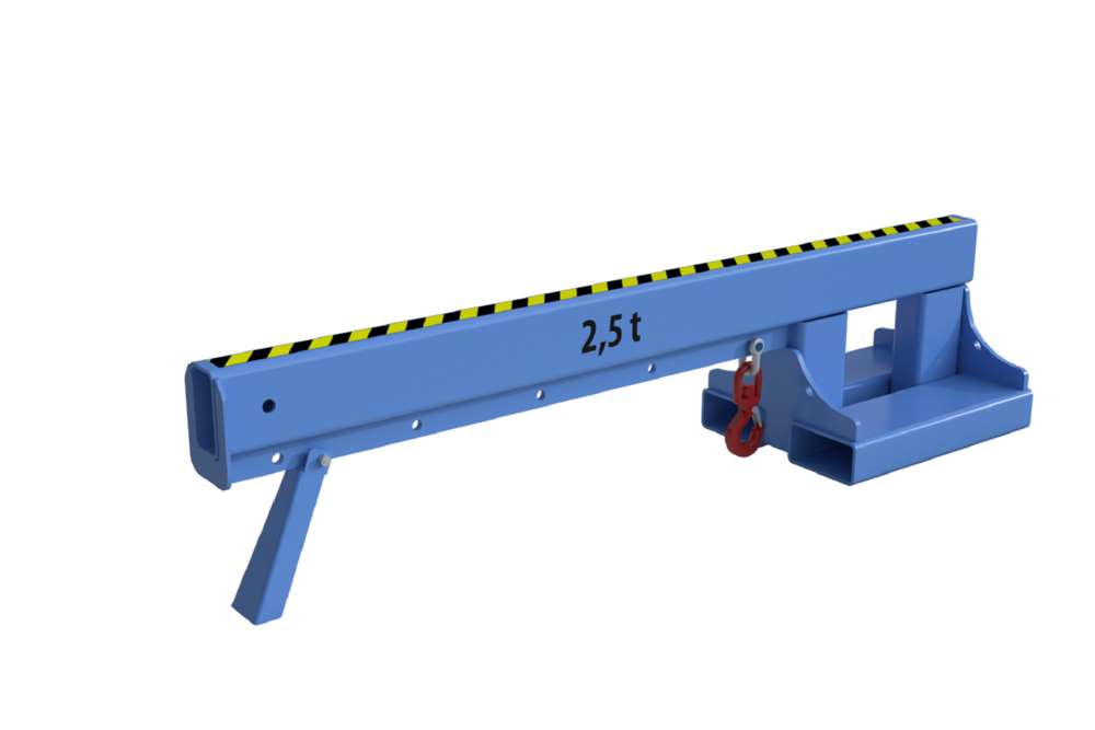 Produktbild Bauer Teleskop-Lader KT-K 2,5 lackiert lichtblau 1 Wirbellasthaken bild 2