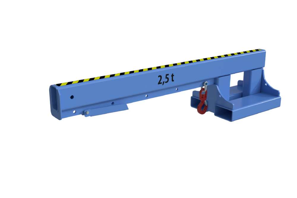 Produktbild Bauer Teleskop-Lader KT-K 2,5 lackiert lichtblau 1 Wirbellasthaken