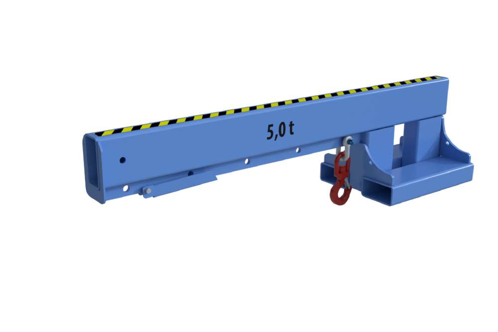 Produktbild Bauer Teleskop-Lader KT-K 5,0 lackiert lichtblau 5 mögliche Positionen