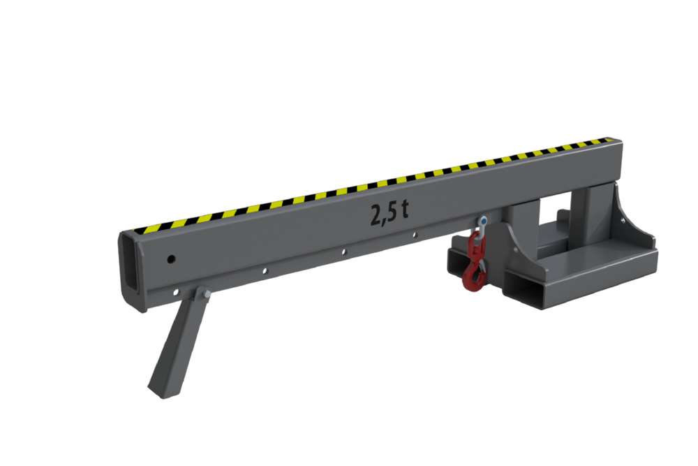 Produktbild Bauer Teleskop-Lader KT-K 2,5 lackiert mausgrau Länge 2000 mm bild 2