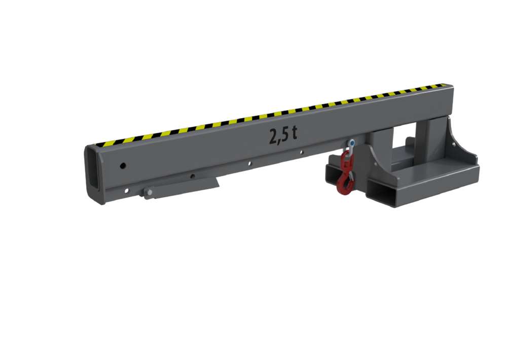 Produktbild Bauer Teleskop-Lader KT-K 2,5 lackiert mausgrau Länge 2000 mm