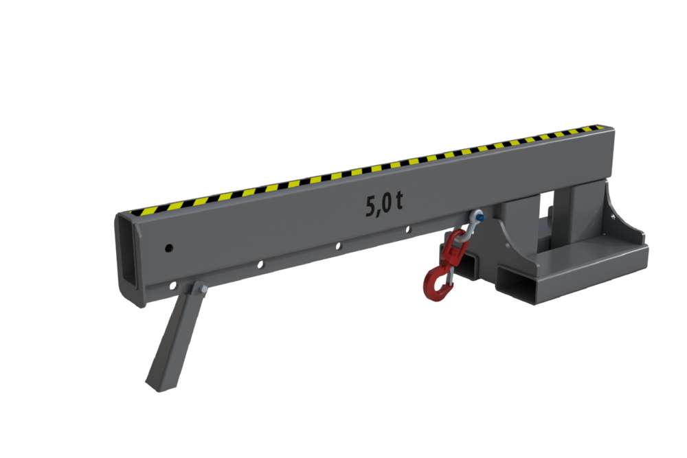 Produktbild Bauer Teleskop-Lader KT-K 5,0 lackiert mausgrau Länge 2000 mm bild 2