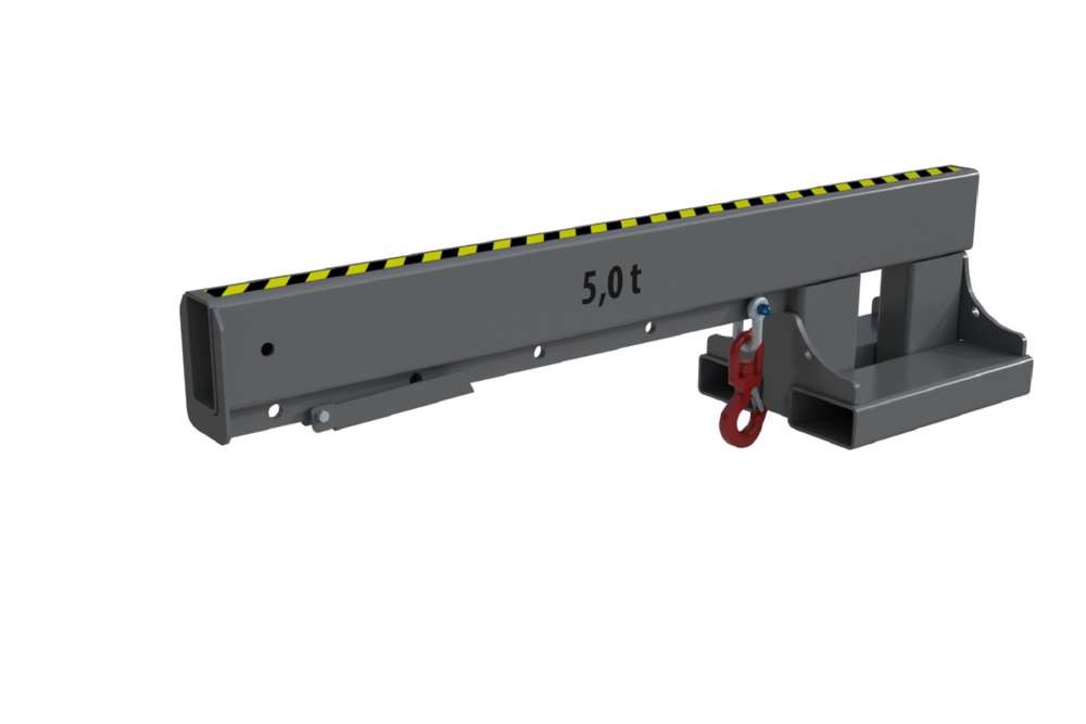 Produktbild Bauer Teleskop-Lader KT-K 5,0 lackiert mausgrau Länge 2000 mm