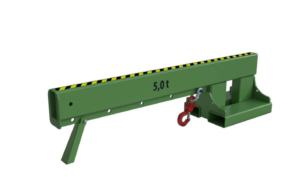 Produktbild Bauer Teleskop-Lader KT-K 5,0 lackiert resedagrün 1 Wirbellasthaken bild 2