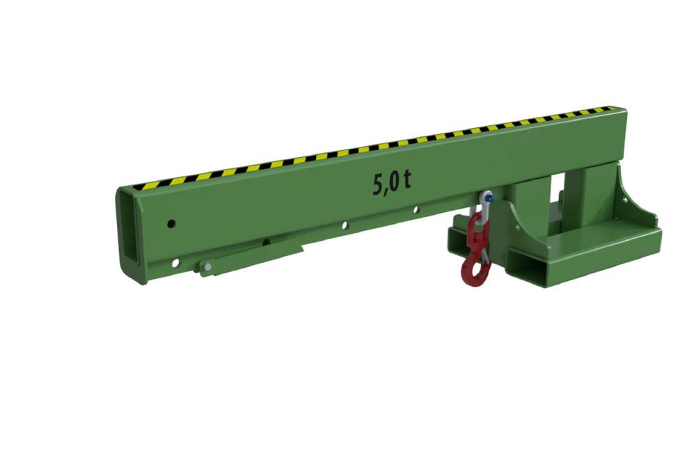 Produktbild Bauer Teleskop-Lader KT-K 5,0 lackiert resedagrün 1 Wirbellasthaken