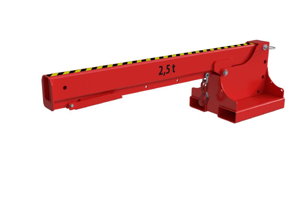 Produktbild Bauer Teleskop-Lader KTH-K 2,5 lackiert feuerrot 3 Winkel einstellbar