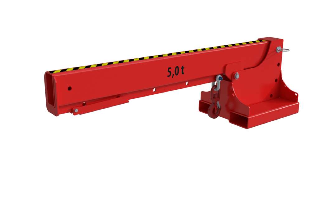 Produktbild Bauer Teleskop-Lader KTH-K 5,0 lackiert feuerrot Länge 2050 mm