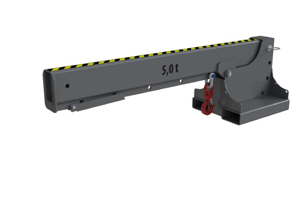 Produktbild Bauer Teleskop-Lader KTH-K 5,0 lackiert mausgrau Länge 2050 mm