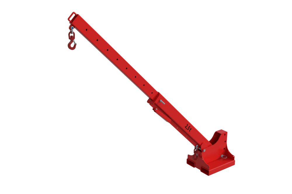 Produktbild Bauer Teleskop Lader KTH 2,5 lackiert in der Farbe Feuerrot bild 5