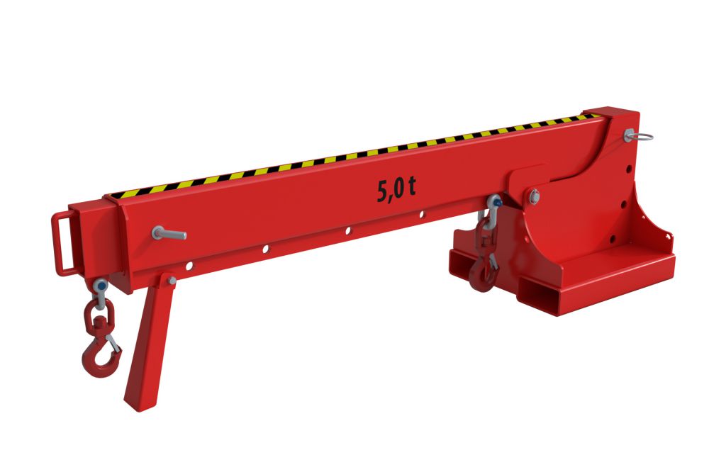 Produktbild Bauer Teleskop Lader KTH 5,0 lackiert in der Farbe Feuerrot bild 2