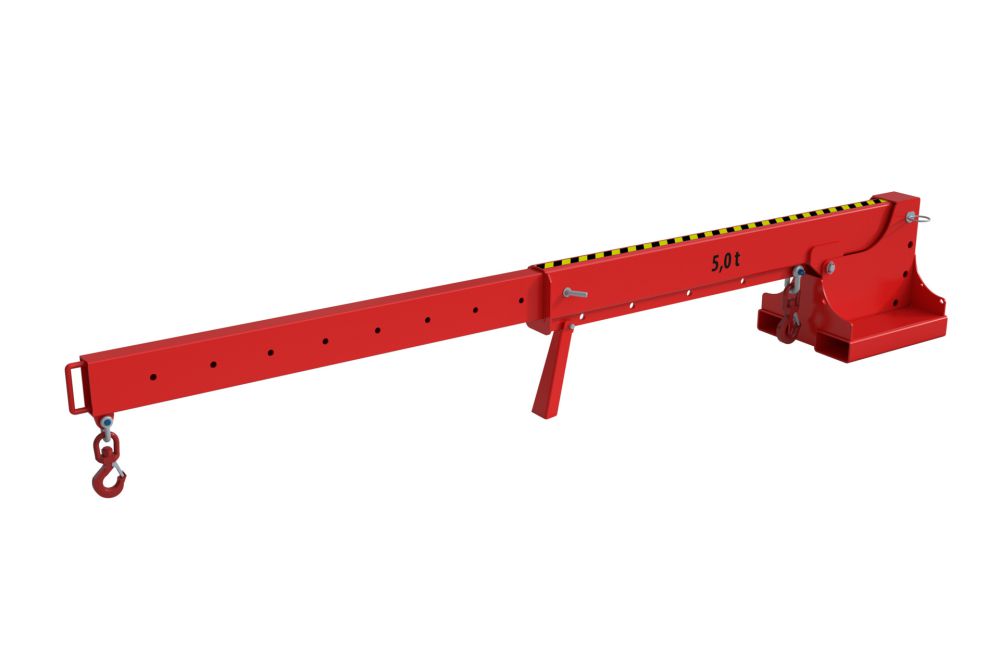 Produktbild Bauer Teleskop Lader KTH 5,0 lackiert in der Farbe Feuerrot bild 3