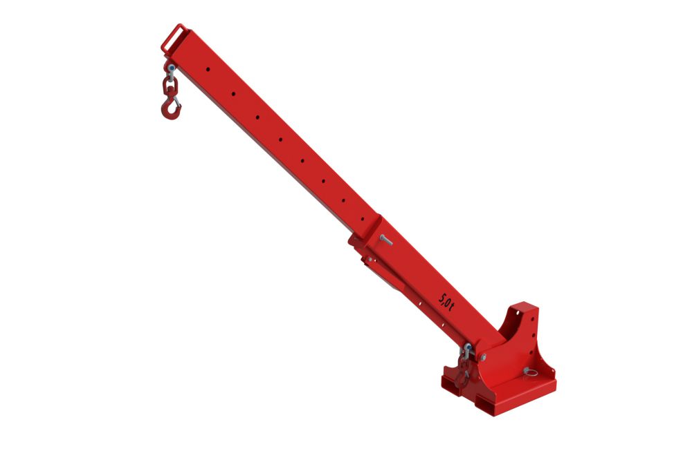 Produktbild Bauer Teleskop Lader KTH 5,0 lackiert in der Farbe Feuerrot bild 5