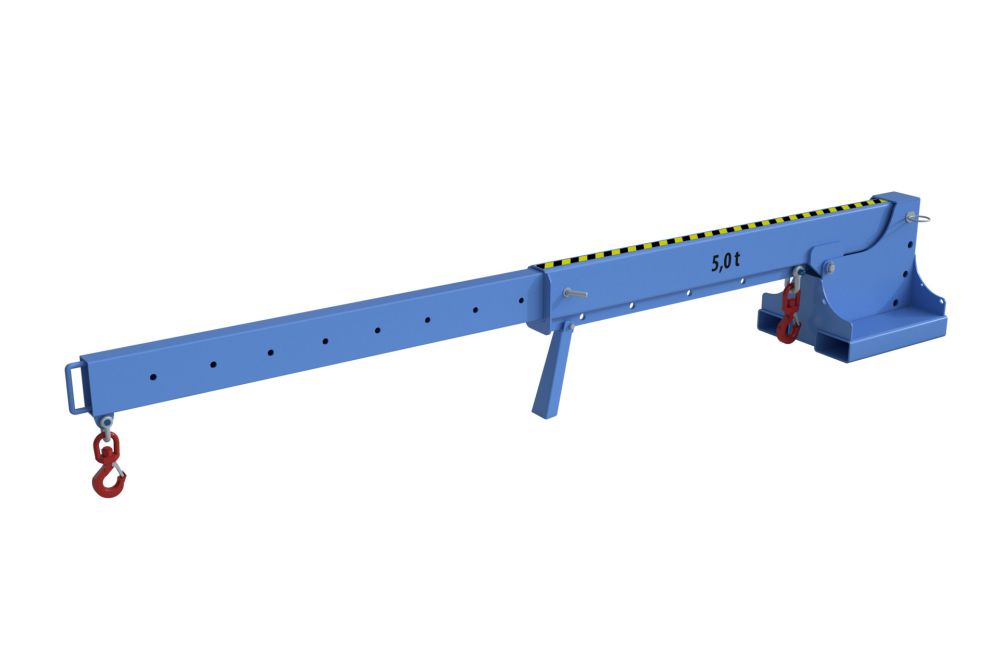 Produktbild Bauer Teleskop Lader KTH 5,0 lackiert in der Farbe Lichtblau bild 3