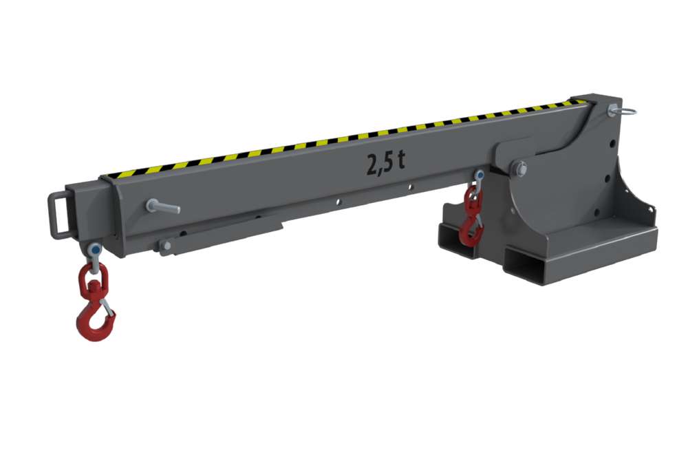 Produktbild Bauer Teleskop-Lader KTH 2,5 lackiert mausgrau 3 Winkel einstellbar