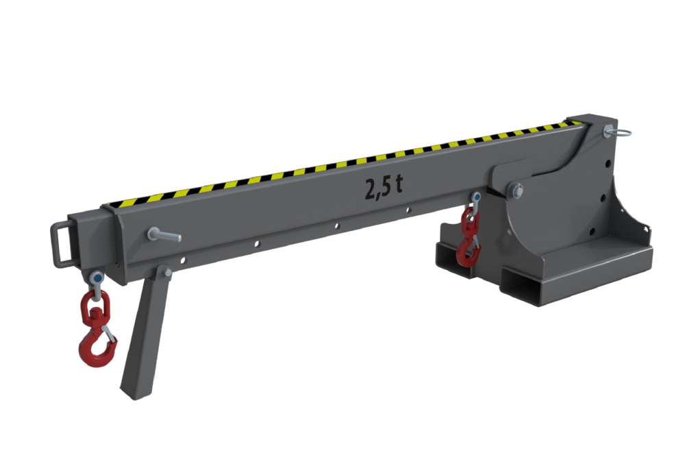 Produktbild Bauer Teleskop-Lader KTH 2,5 lackiert mausgrau 3 Winkel einstellbar bild 2