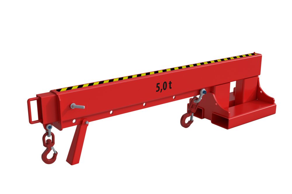 Produktbild Bauer Teleskop Lader KT 5,0 lackiert in der Farbe Feuerrot bild 2