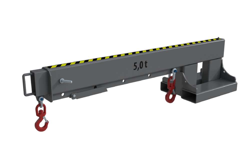 Produktbild Bauer Teleskop-Lader KT 5,0 lackiert mausgrau 8-fach teleskopierbar