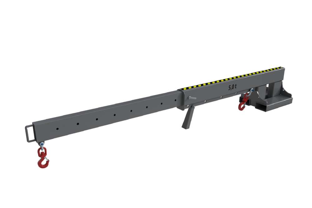 Produktbild Bauer Teleskop-Lader KT 5,0 lackiert mausgrau 8-fach teleskopierbar bild 3