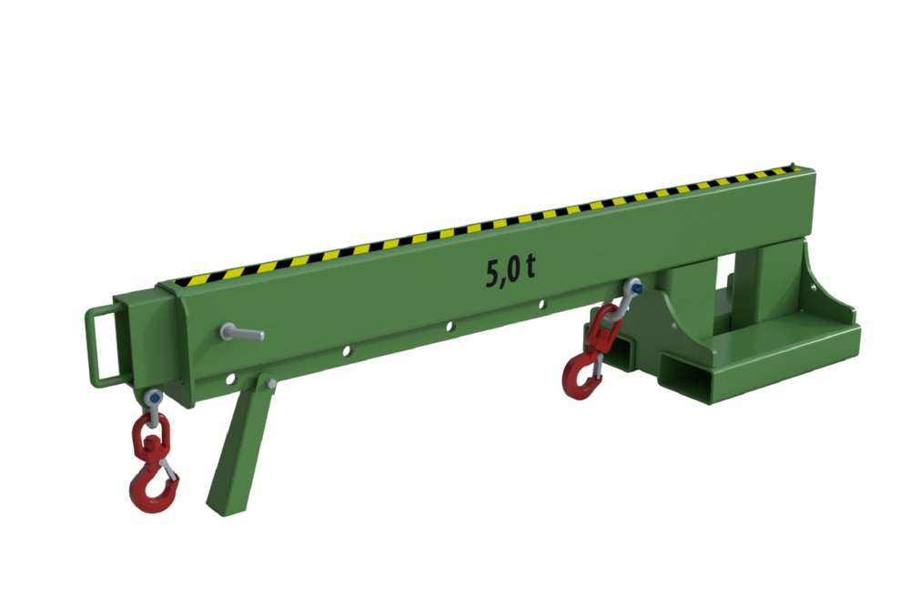 Produktbild Bauer Teleskop-Lader KT 5,0 lackiert für Gabelstapler resedagrün RAL 6011 bild 2