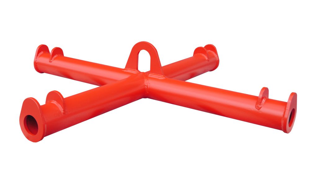 Produktbild Bauer Traverse für Big Bags TBB lackiert in der Farbe Feuerrot bild 1