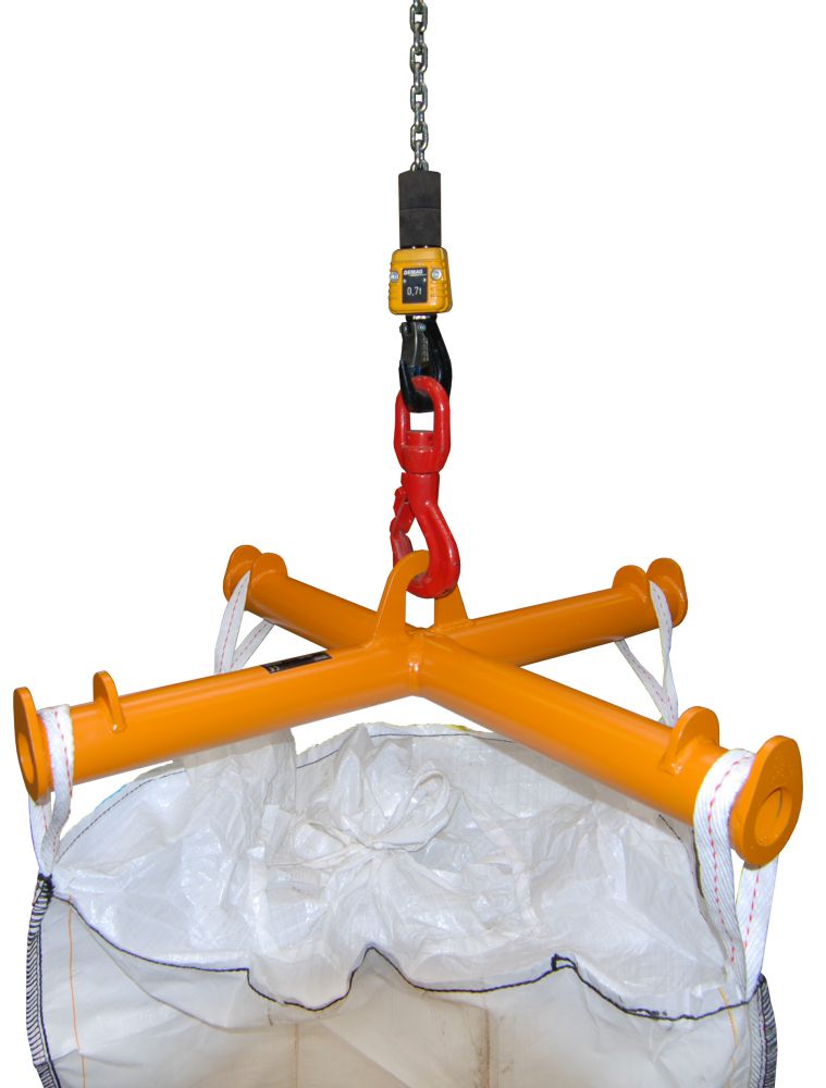 Produktbild Bauer Traverse für Big Bags TBB lackiert in der Farbe Gelborange bild 2