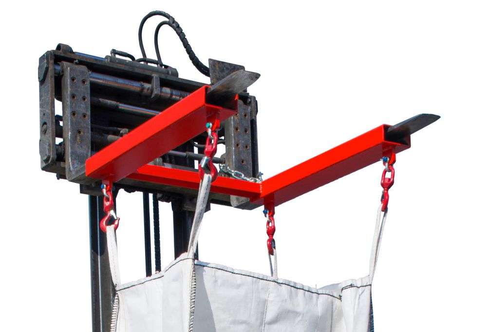 Produktbild Bauer Traverse für Big Bags TBB W lackiert in der Farbe Feuerrot bild 2