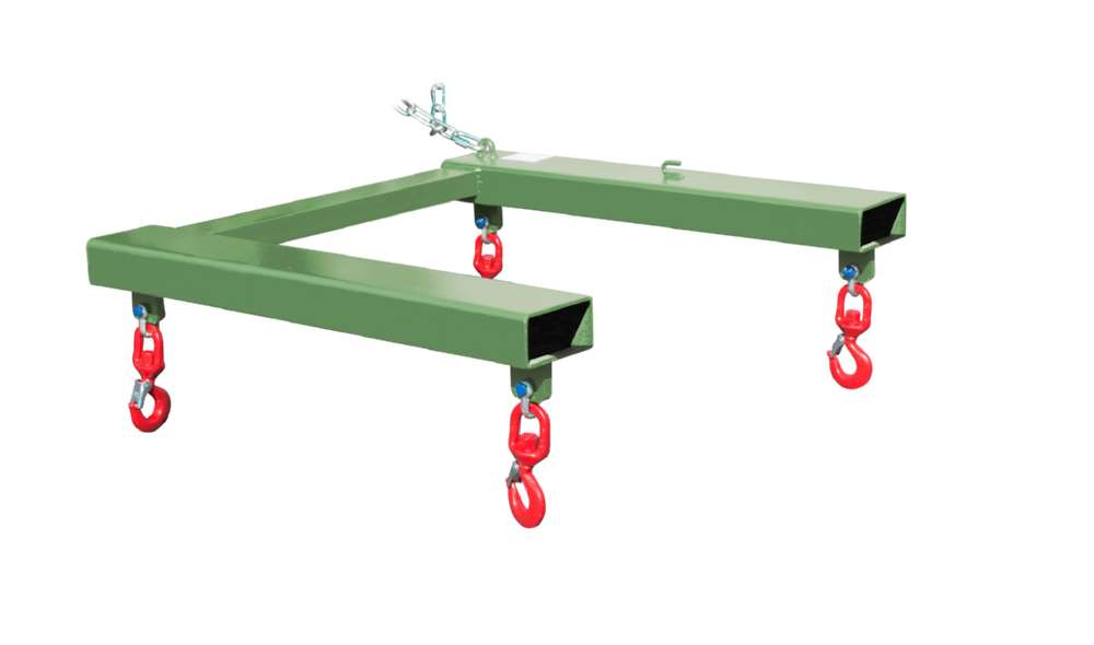 Produktbild Bauer Traverse für Big Bags TBB W resedagrün mit 4 Wirbellasthaken